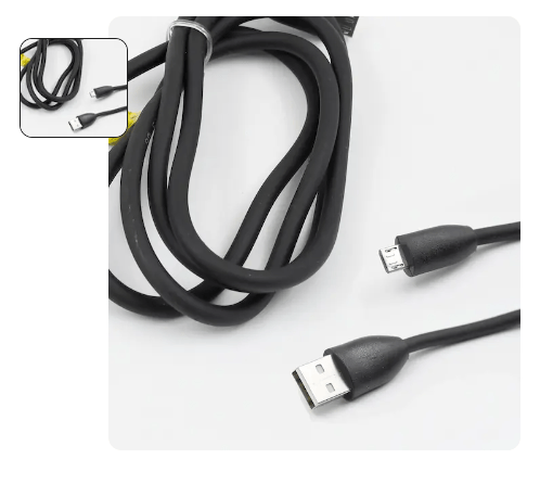 JK 2A Fast Charging for android, Tough Long Micro Cable (1 Pc)