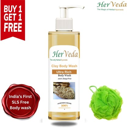 HerVeda Clay body wash , Parabean Free