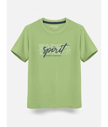 HELLCAT Pack of 1 Boys Cotton Blend T-Shirt ( Maroon )