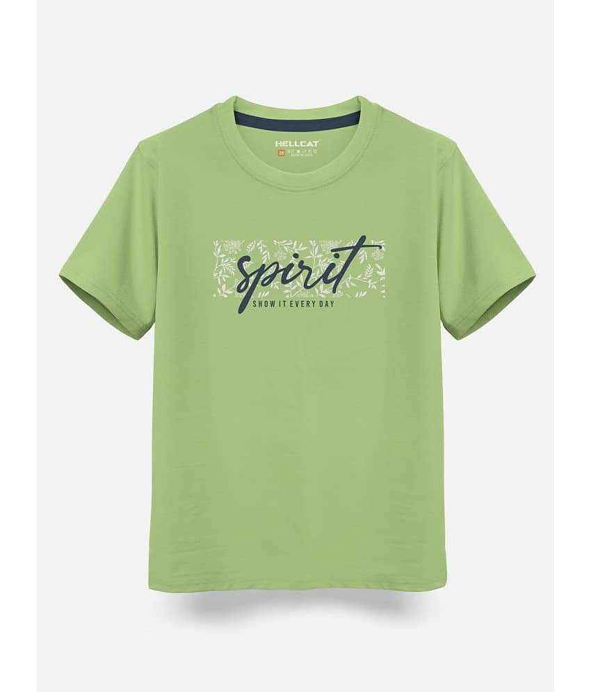 HELLCAT Pack of 1 Boys Cotton Blend T-Shirt ( Maroon )