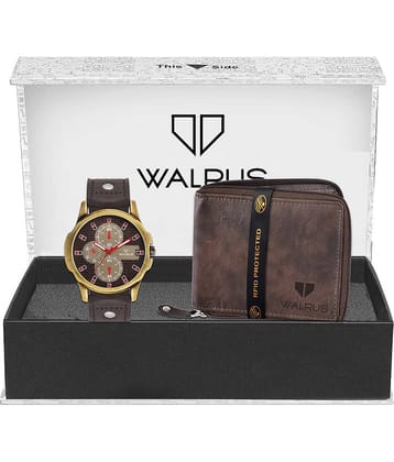 Walrus WWWC-COMBO39 Leather Analog Men's Watch