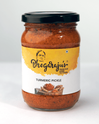 Bhogarajus Turmeric Pickle - 300 grams (Food Grade Pouch)