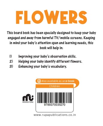 Kids Board Book Flowers