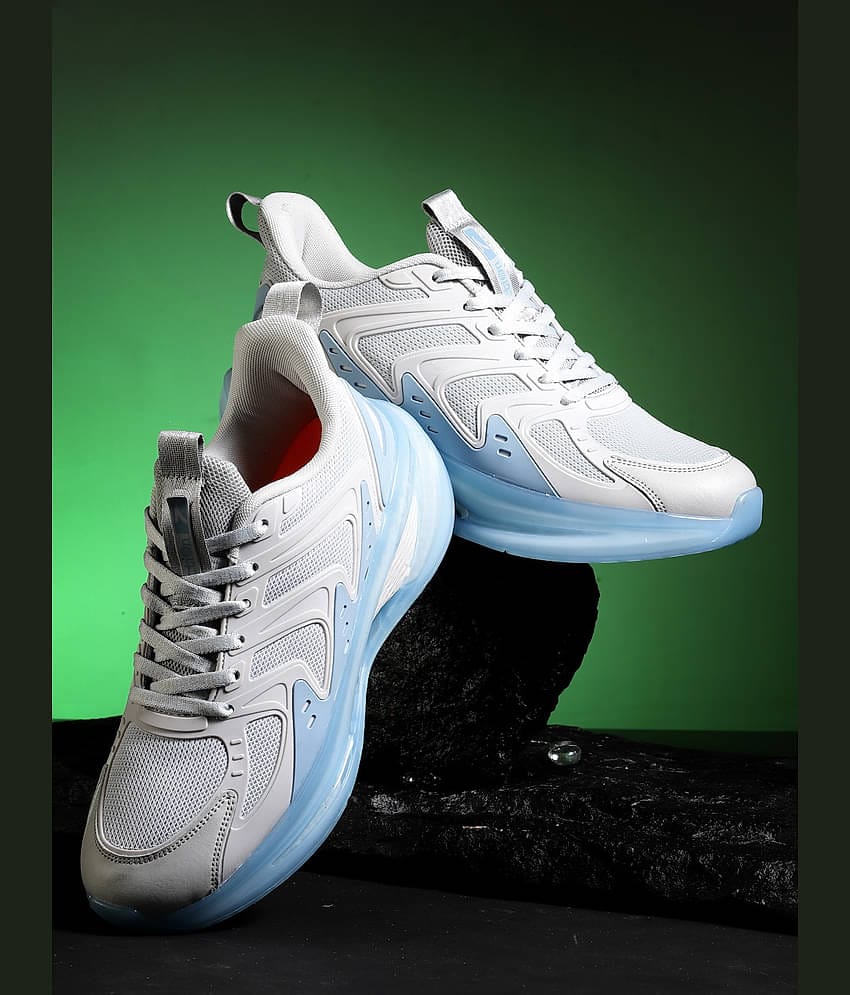 Action Sports Shoes For Men Gray Men's Sports Running Shoes