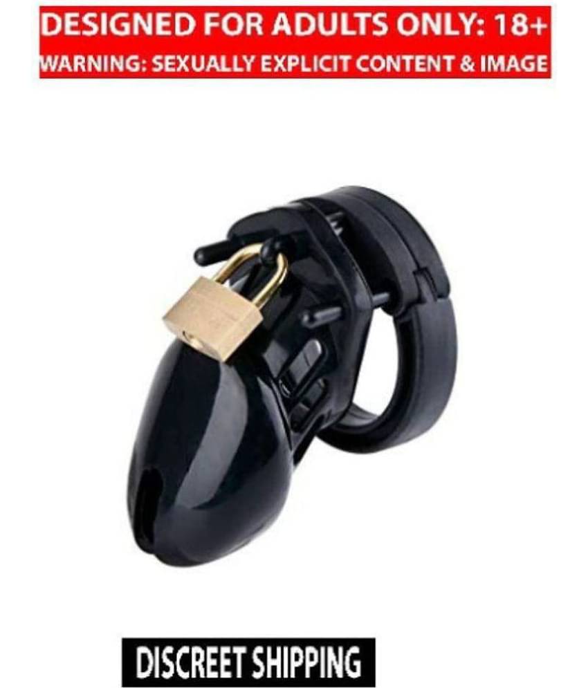 Itspleazure Beginners Chastity Cage Penis Lock- Black