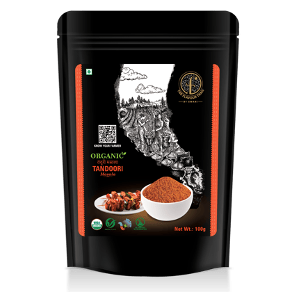 The Flavour Trail - Organic Tandoori Masala/ Chicken Masala/ Rubs & Grill Masala, 100 gm| Organically Farmed | Hygienically Processed | Pesticide-Free "