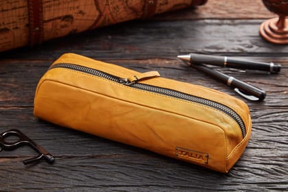 Talia  Genuine Leather Wire Pouch.