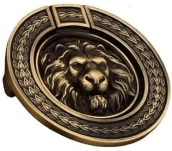 Door KNOBS Stylish, Modern Stainless Steel and Brass Door Knobs, Set of 2