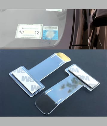 dust n shine Dashboard & Windshield Sticky Pad Car Mobile Holder - White