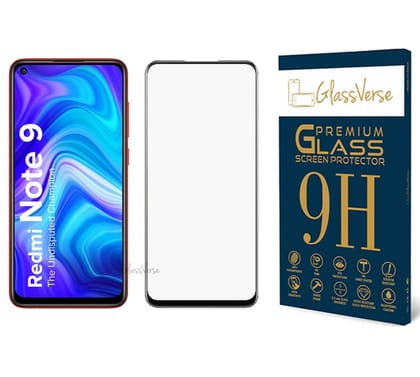 GlassVerse Anti-Shatter Tempered Glass For Redmi Note 9 Smartphone(Pack Of 1) With Free Installation Kit Full Screen Coverage If Received Damaged-6.53 Inch GlassVerse Anti-Shatter Tempered Glass For Redmi Note 9 Smartphone(Pack Of 1) With Free Installati