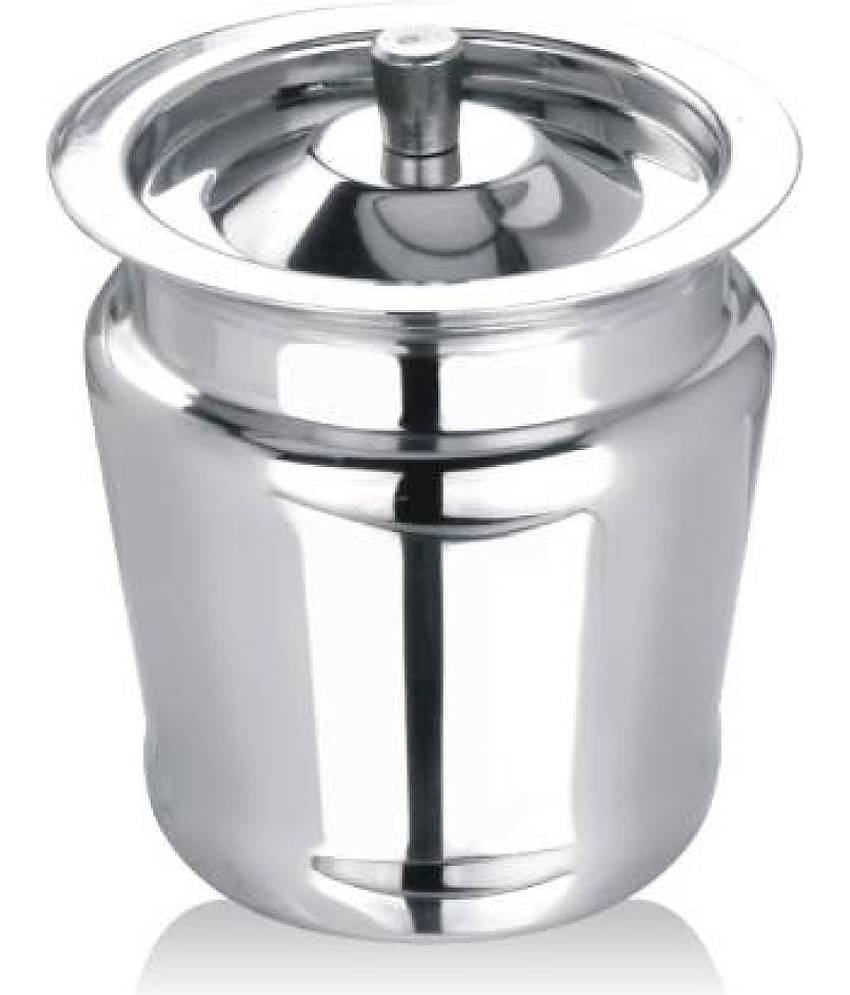 Dynore Apple shape Ghee pot Steel Oil Container/Dispenser Set of 1 300 mL