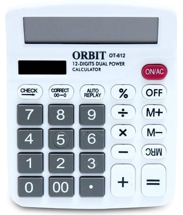 ORBIT CK - 12 Digits Basic Calculator