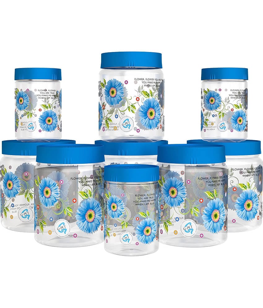 G-Pet Print Magic PET Food Container Set of 9 1500 mL
