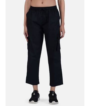 fabcoast - Black Cotton Regular Women's Cargo Pants ( Pack of 1 )