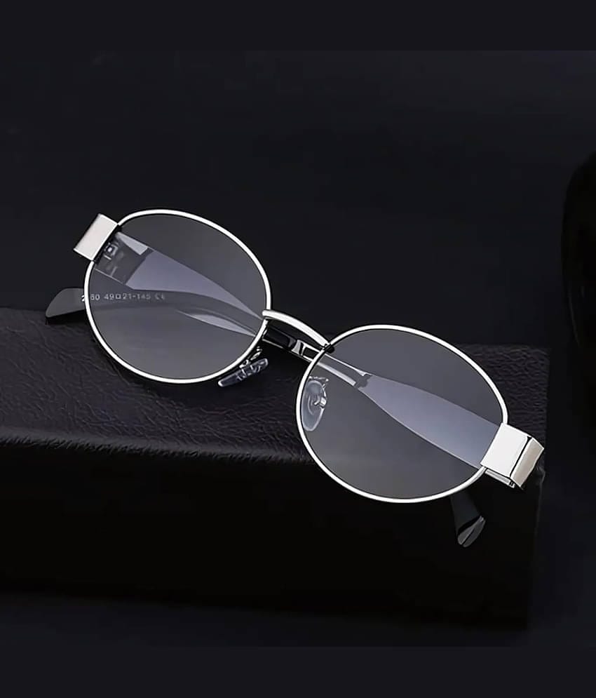 Dyana Core Silver Oval Sunglasses ( Pack of 1 )