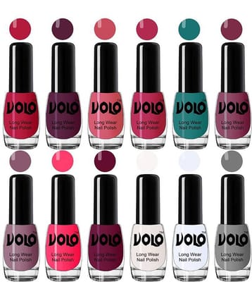 VOLO Best Affordable FullYear Collection Nail Polish Combo 12 Pcs Multi Glossy 60 mL
