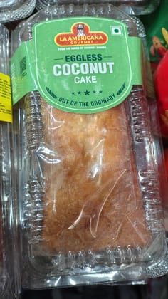 La americana Eggless Coconut Cake 