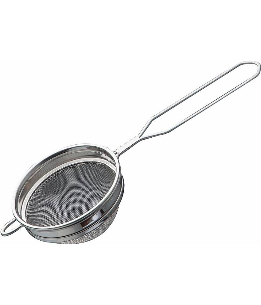 Dynore - Silver Steel Strainer ( Pack of 1 )