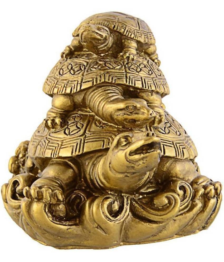 RAHUL NAVI COLLECTION Brass Tortoise Feng-shui Turtle for GOOD LUCK,WEALTH