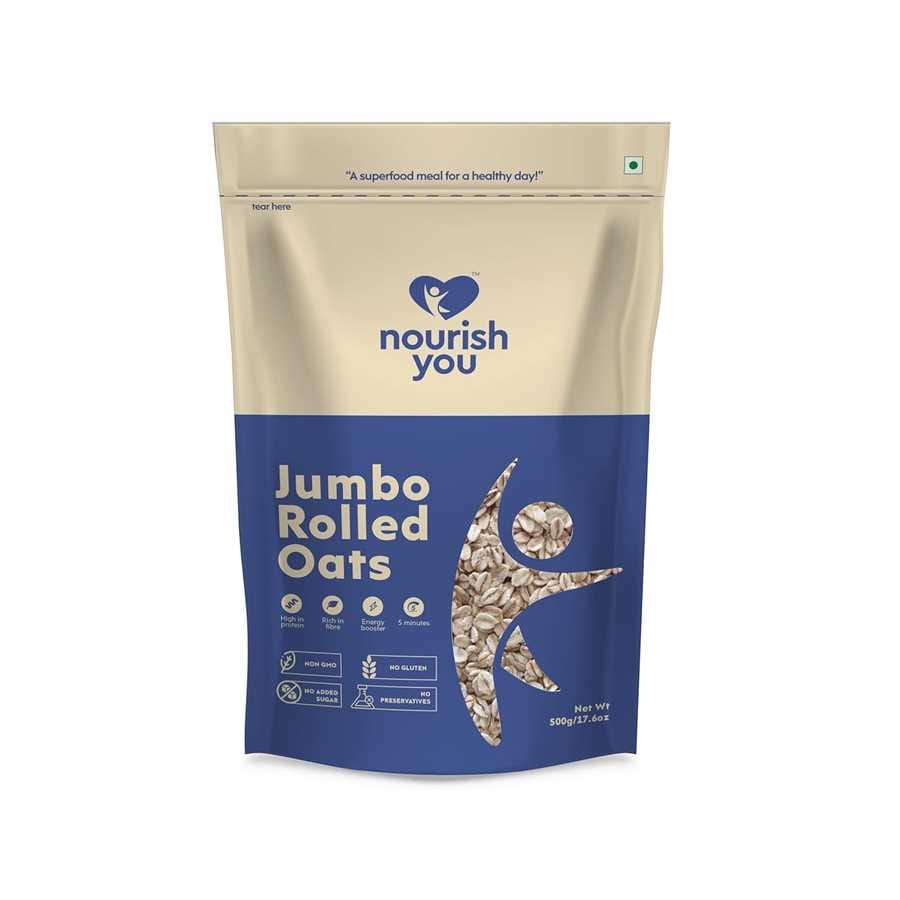 NY JUMBO ROLLED OATS 500G 5%