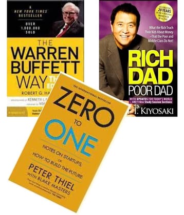 The Warren Buffett Way + Rich Dad Poor Dad + Zero To One