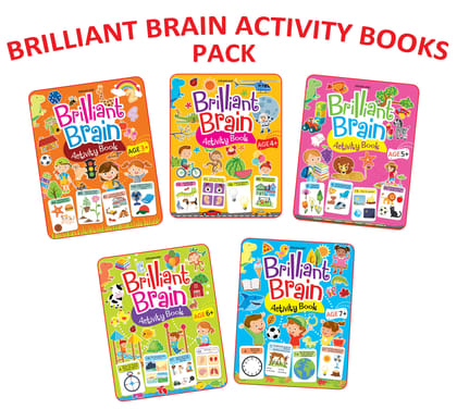 Brilliant Brain Activity Books (Pack of 5)
