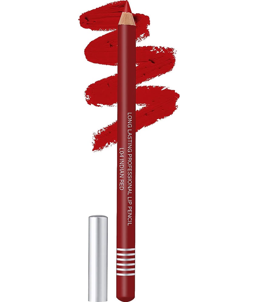 Colors Queen Lip Liner Pencil Non Transfer Lip Liner for Professional Makeup Indian Red (Shade -L04)