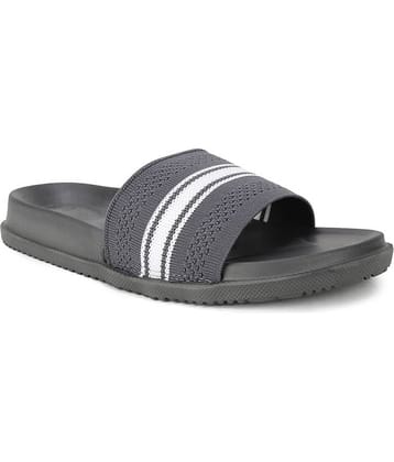Bata Grey Men's Slide Flip Flop