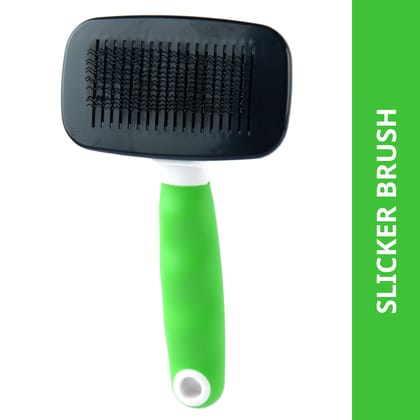 Wahl Self Cleaning Slicker Brush for Pets (Green) L