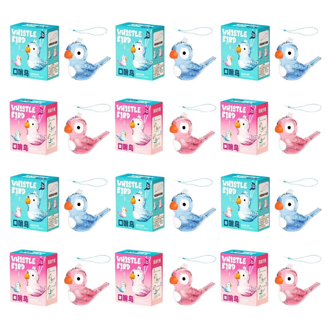 (Pack of 12) Water Bird Whistle Toy with Adjustable Sound for Return Gift (Prepaid Only)