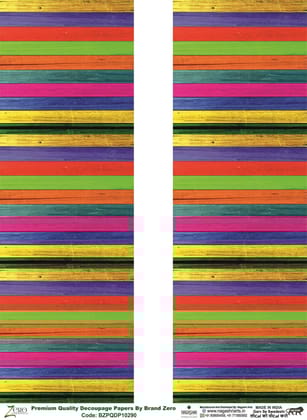 Brand Zero Premium Quality Decoupage Paper Pack of Two - Design Code: BZPQDP10290