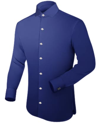 Royal Blue Formal Men's Shirt