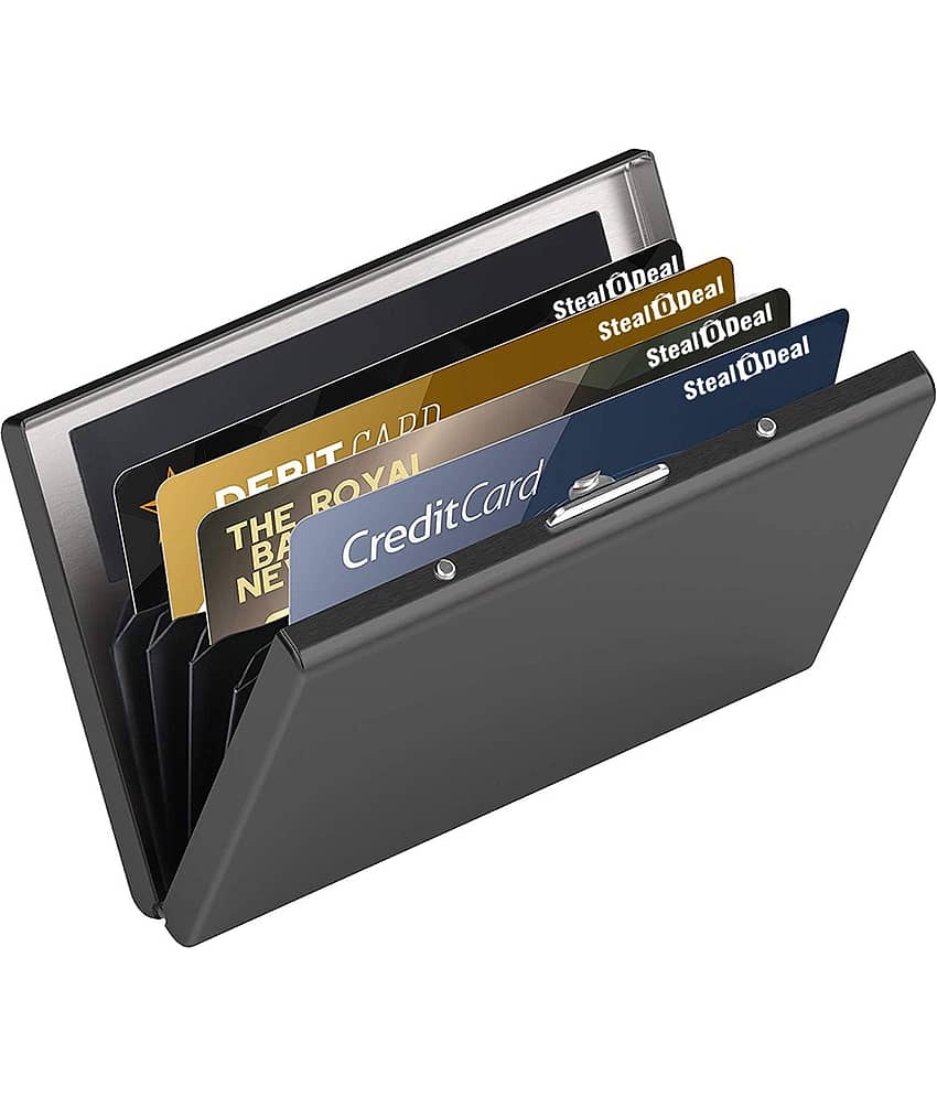 Stealodeal Steel Card Holder ( Pack 1 )