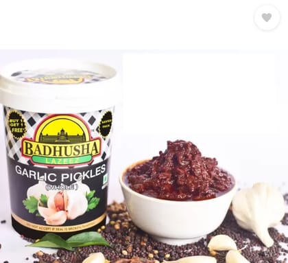 Badhusha Lazeez BLP04 Garlic Pickle 300 G