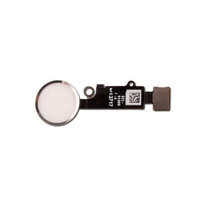Outer Home Button and Finger Print Scanner Flex Cable for Apple iPhone 8 and iPhone 8 Plus Silver or White