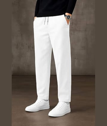 bluecorp enterprise Regular Men's Trouser - White ( Pack of 1 )