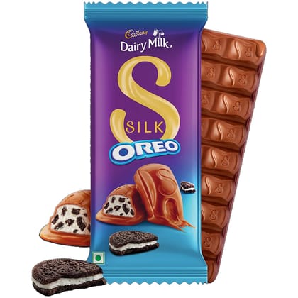 Cadbury Dairy Milk Silk Oreo Chocolate Bar, 58.5 g