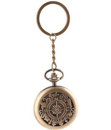 Gala Time Antique Compass Pocket Watch Car Bike Key Ring Men Women Kids Gift Keychain ( Pack of 1 )