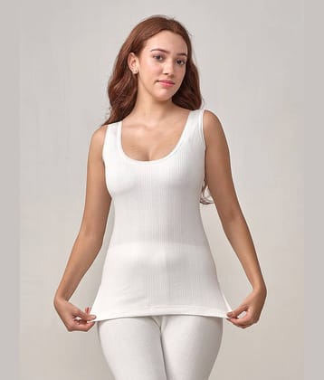 Lux Inferno Cotton Thermal Tops - White Pack of 1