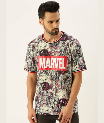 Veirdo Pack of 1 Cotton Oversized Fit Men's T-Shirt ( Multicolor )