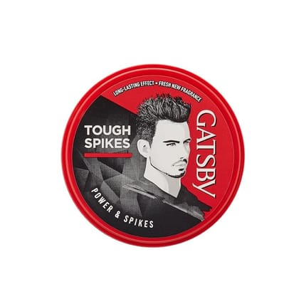 Gatsby Hair Styling Wax - Power & Spikes 75gm | For Tough & Spiky Hairstyle | Strong Hold, Volumizing Finish, Non Sticky, Anytime Re-Stylable & Easy Wash Off | Natural Shine Effect | Hair Wax For Men