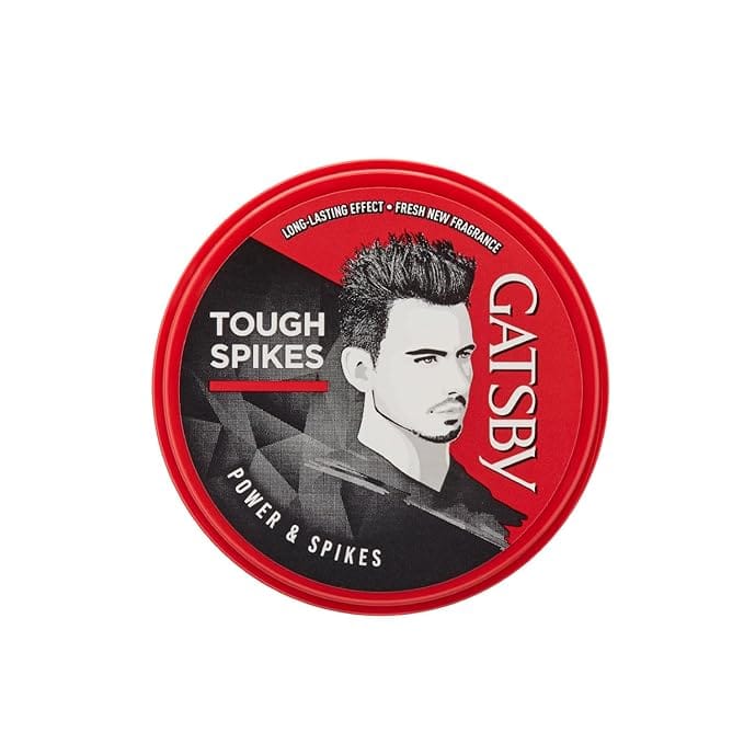 Gatsby Hair Styling Wax - Power & Spikes 75gm | For Tough & Spiky Hairstyle | Strong Hold, Volumizing Finish, Non Sticky, Anytime Re-Stylable & Easy Wash Off | Natural Shine Effect | Hair Wax For Men