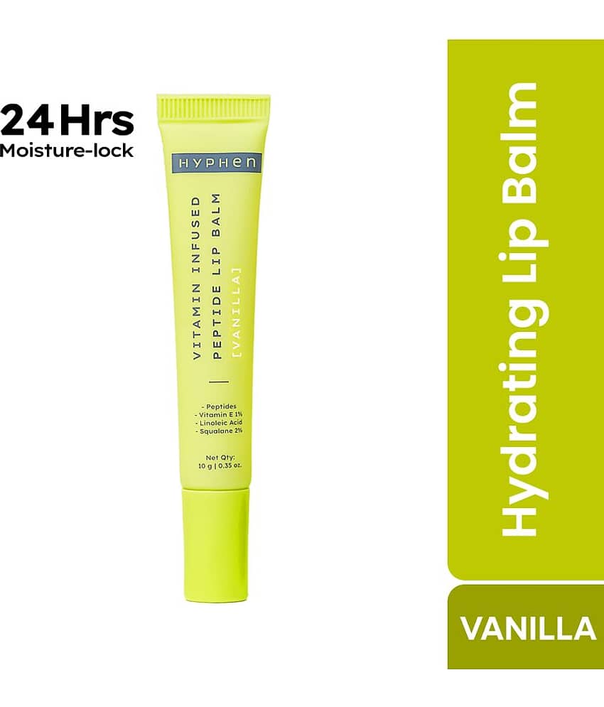 Hyphen Vitamin Infused Peptide Lip Balm- Vanilla 10 gm (Pack of 1)