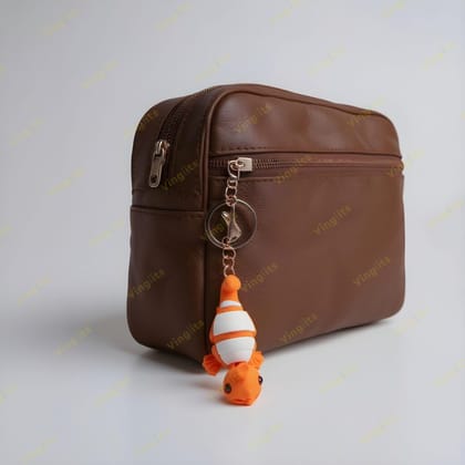 Vinglits Aqua Squad 3D Printed Keychains – Articulated Animal Toys, Pocket-Friendly Keyrings, Stress Relief Desk Toys for Kids & Adults, Collectible Accessories (Seahorse - Stickles)