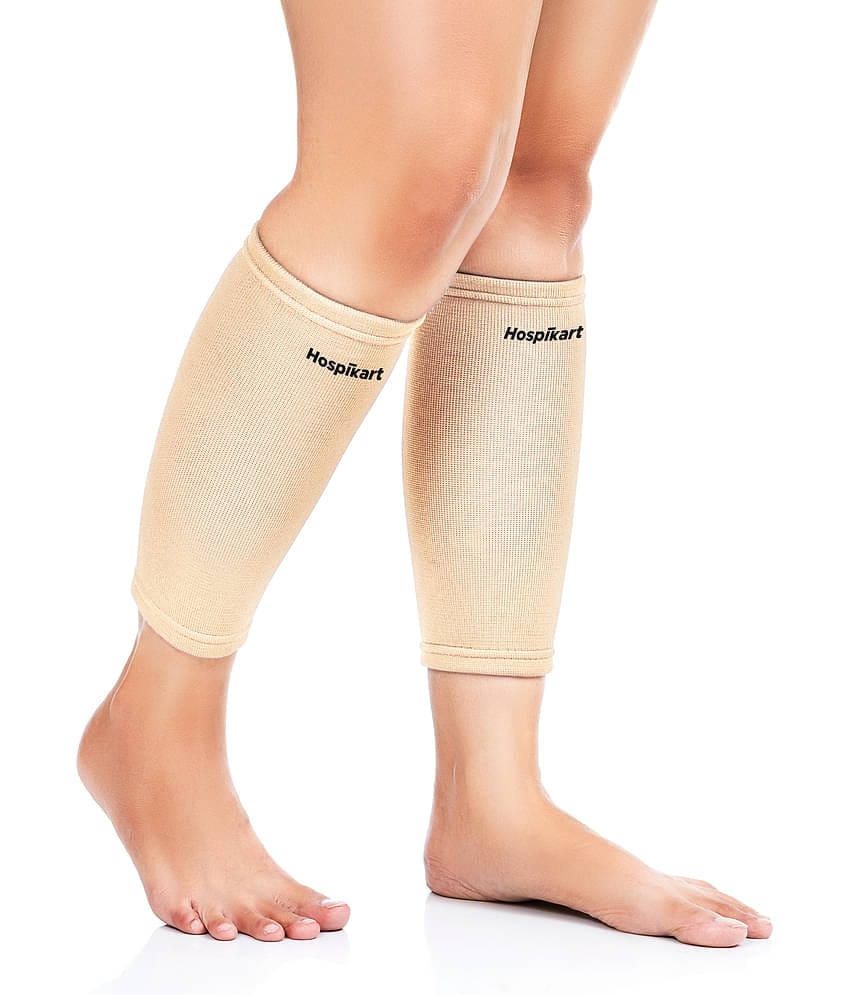 HOSPIKART Calf Support Compression Sleeve - Shin Splints, Leg and Calf Support Calf Support (Size - S)