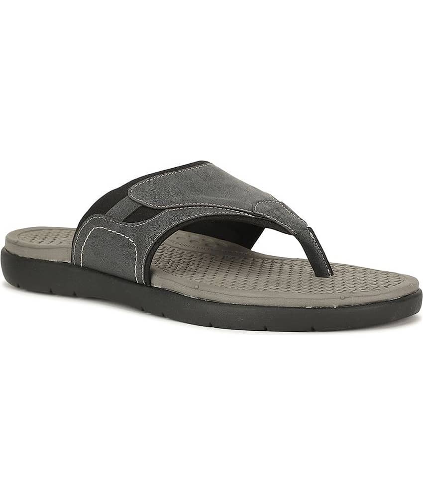 Bata Grey Men's Thong Flip Flop