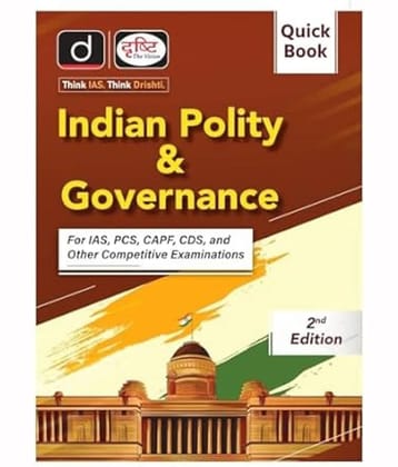 Quick Book Indian Polity & Governance 2nd Edition|Drishti IAS| Government Exam Book