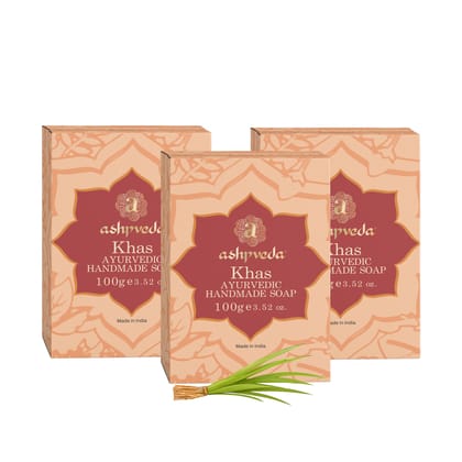 ashpveda Khus & Aloe Vera Handmade Bath Soap