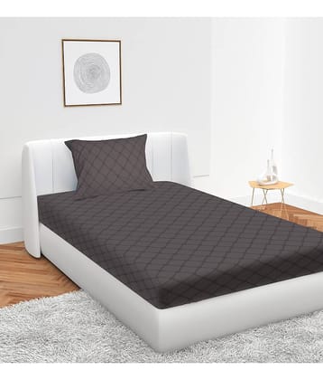 Apala Microfiber Single Bedsheet ( Grey )