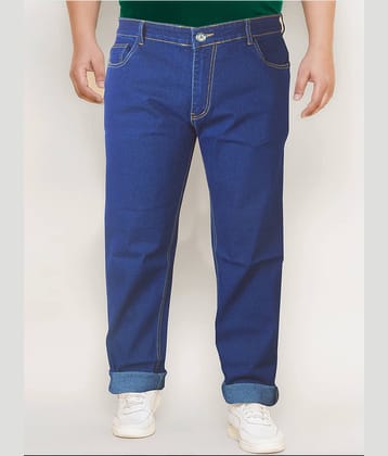 JB JUST BLACK Regular Fit Cuffed Hem Men's Jeans - Blue ( Pack of 1 )